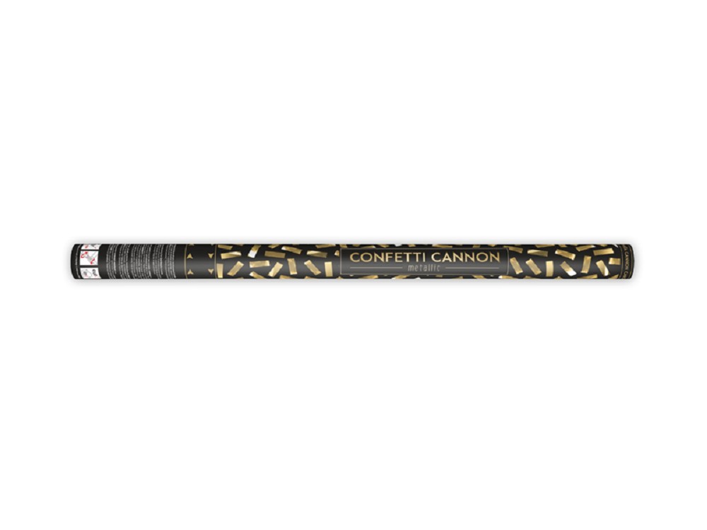 Konfettikanone - gold - 80cm - 1 Stk.