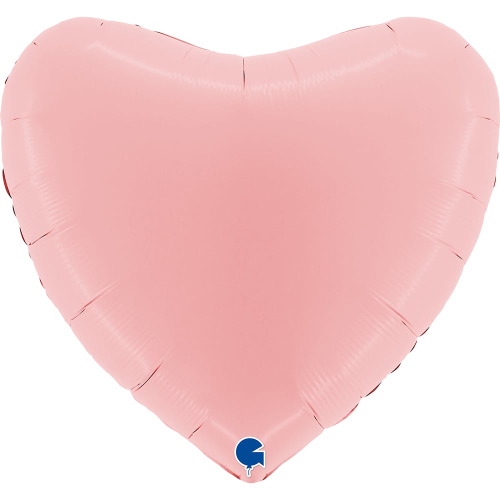36" Herz Matte Pink (unverpackt)