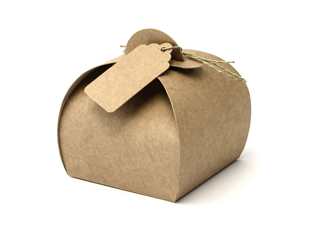 Schachteln mit Anhängern - 6x6x5,5cm - 1 Pck. (10 Sets)