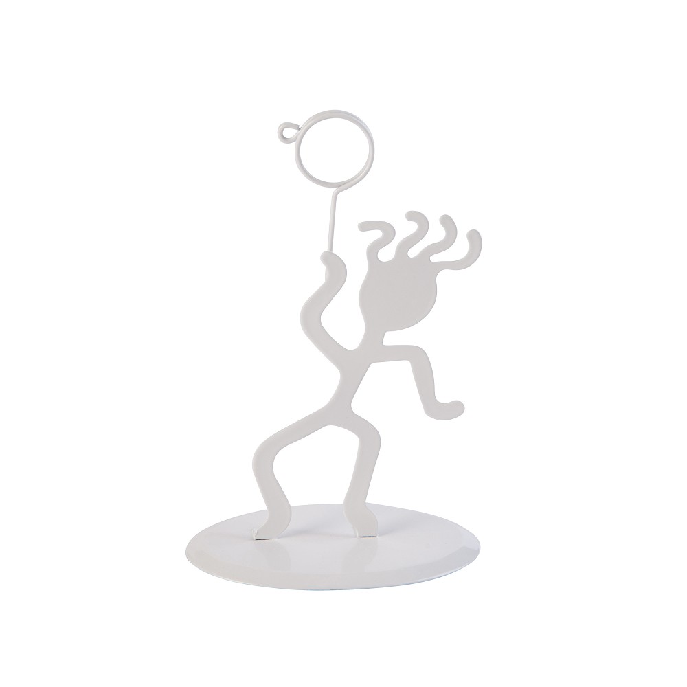 Kartenhalter "Figur" - weiß