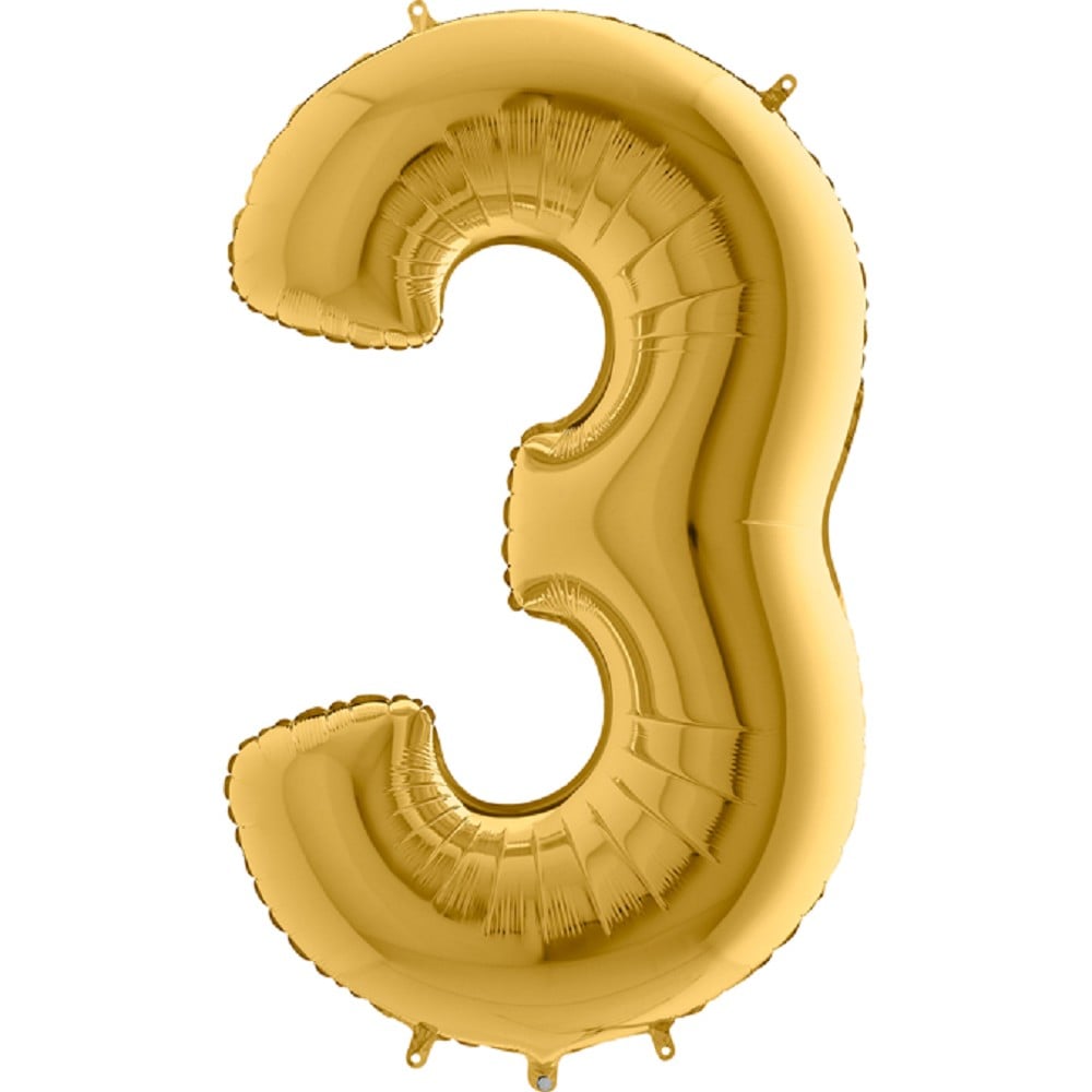 40" Folienzahl "3" Gold