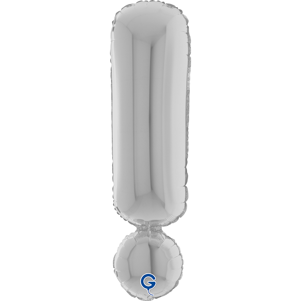 40" Symbol "!" Silver