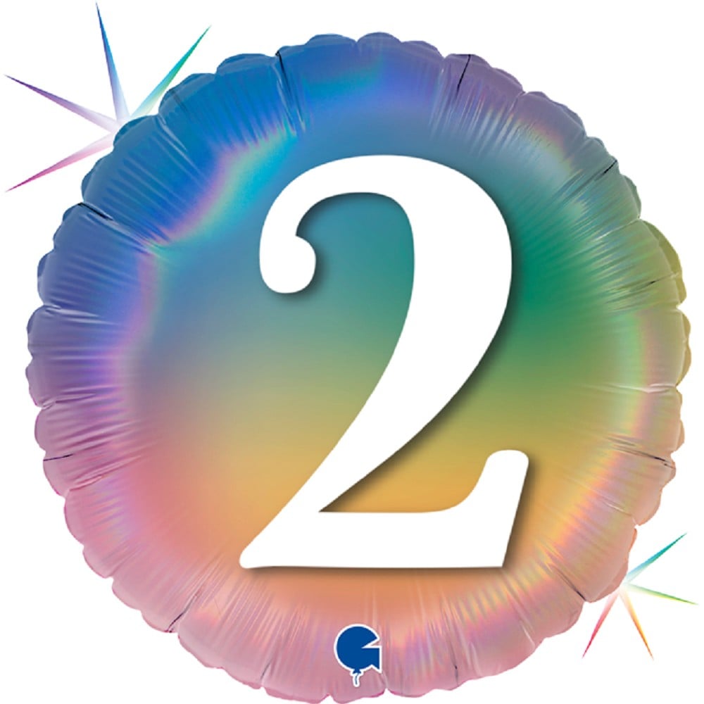 18" Happy 2 Colourful Rainbow