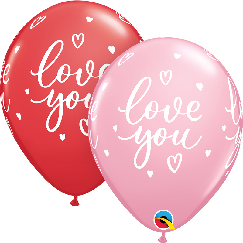 11" Love You Casual Script (25 Stück)