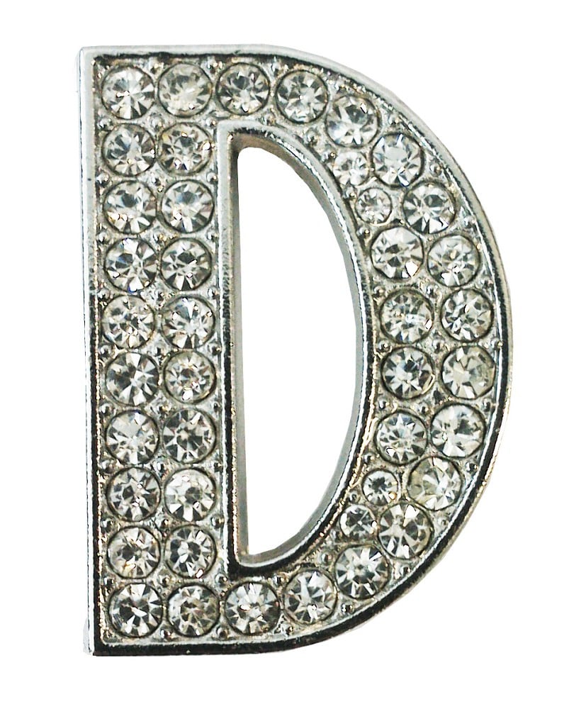 Strass-Buchstabe D (3,5cm)