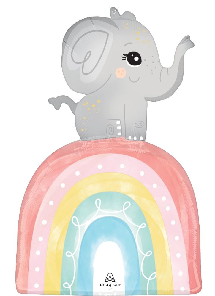 30" Satin Baby Elephant