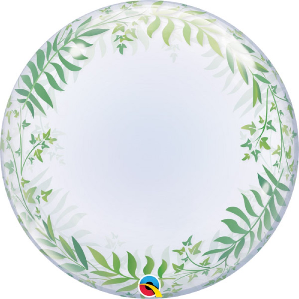 24" Deko Bubble Elegant Greenery