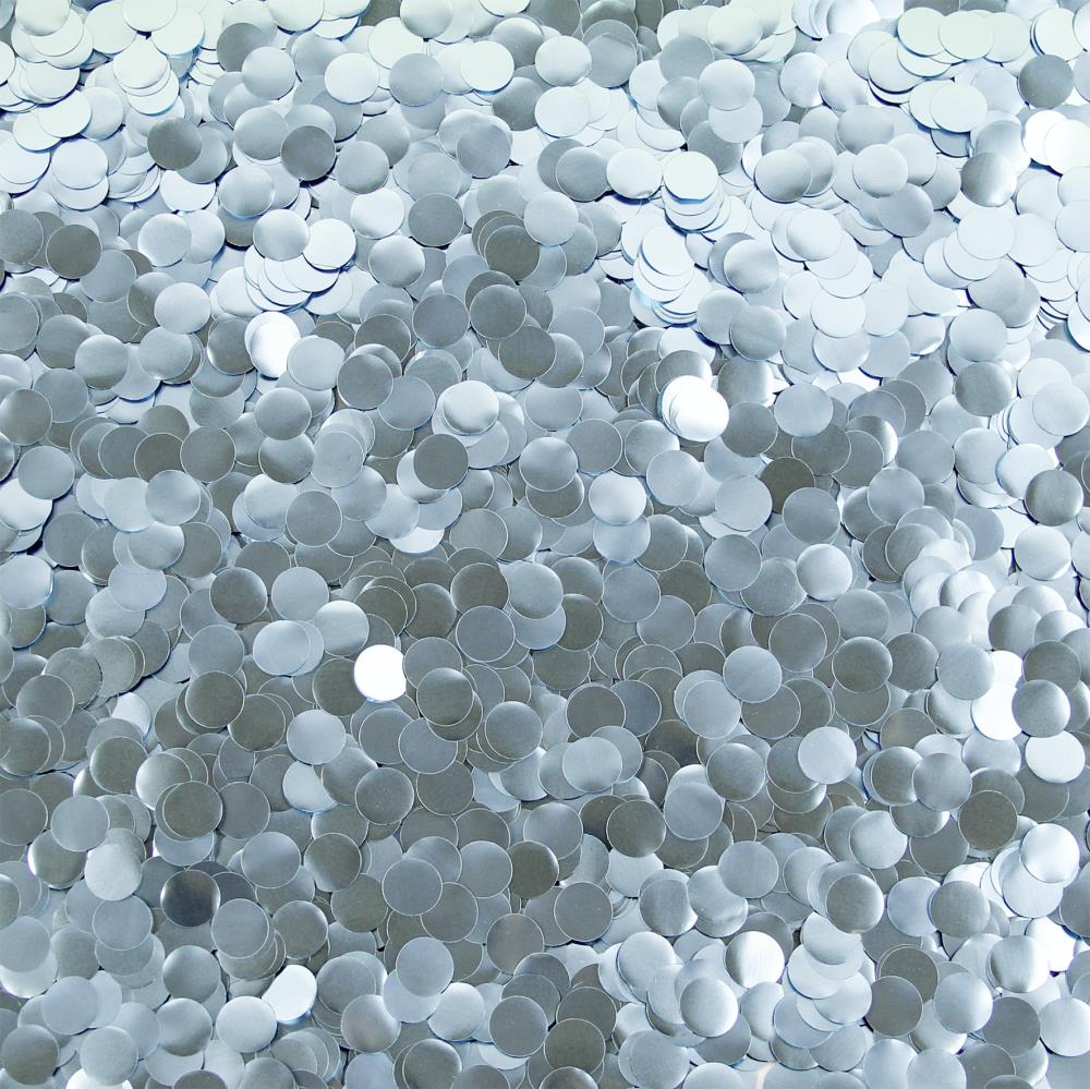 Folienkonfetti Rund 1cm Silk Hellblau (1kg)