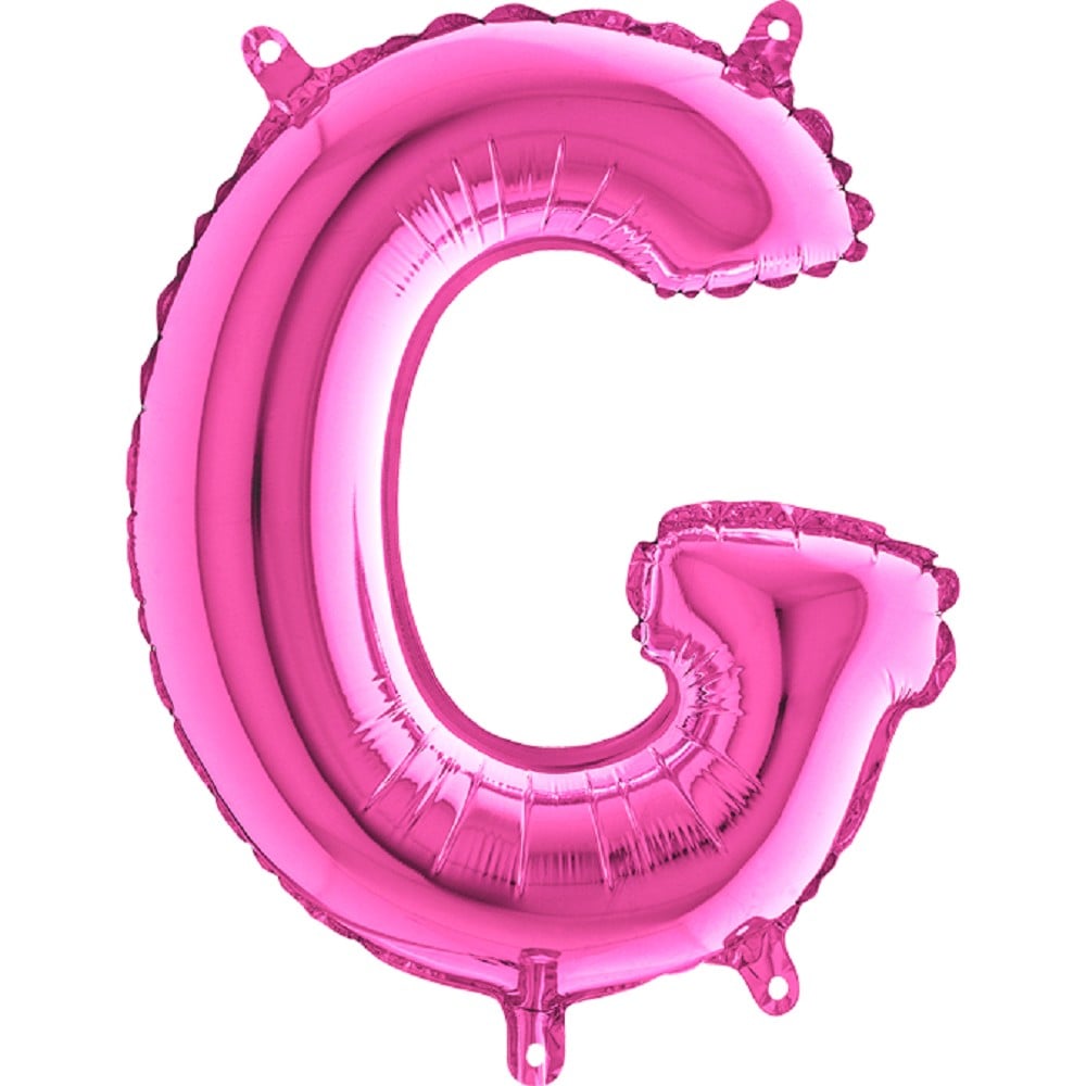 14" Folienbuchstabe "G" Fuxia