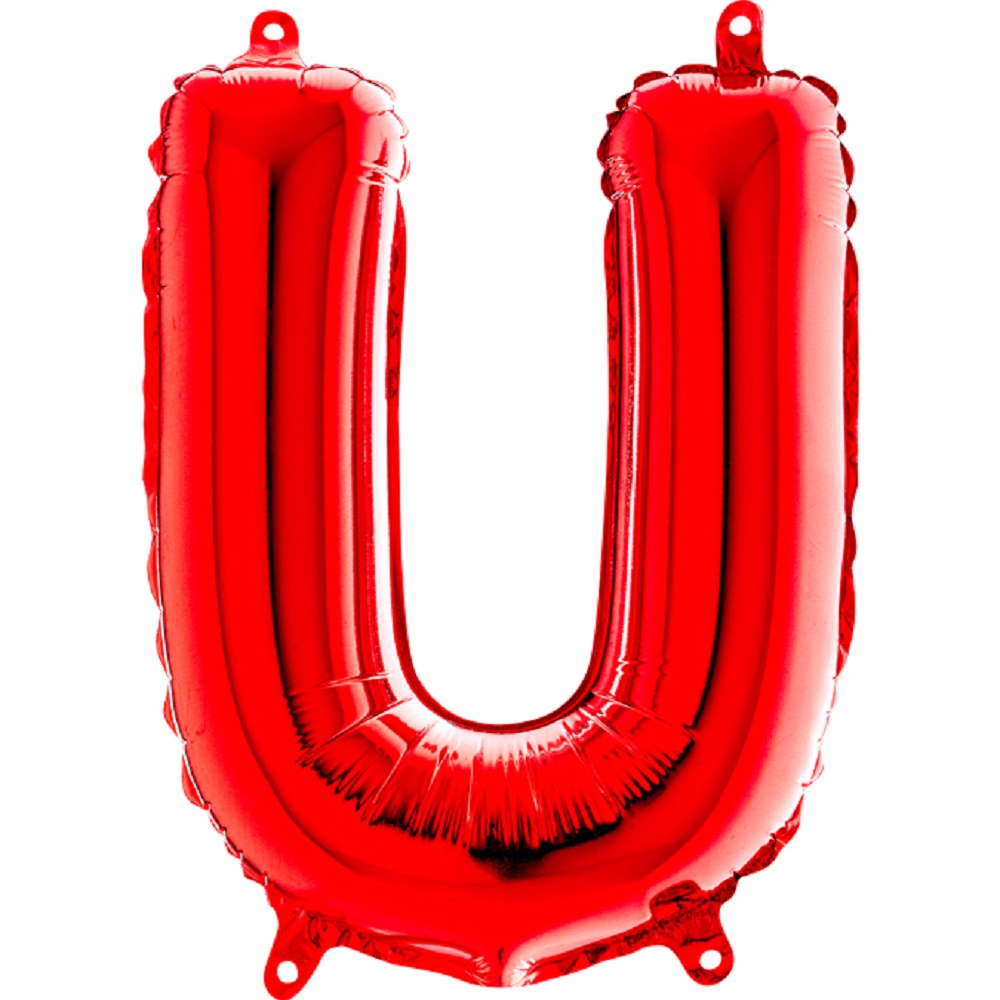 14" Folienbuchstabe "U" Red