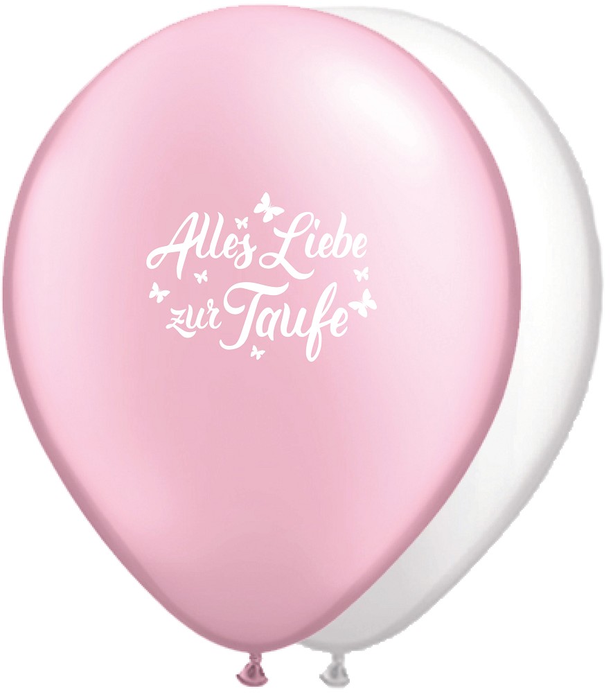 11" Alles Liebe zur Taufe Sortiert (25 Stück)