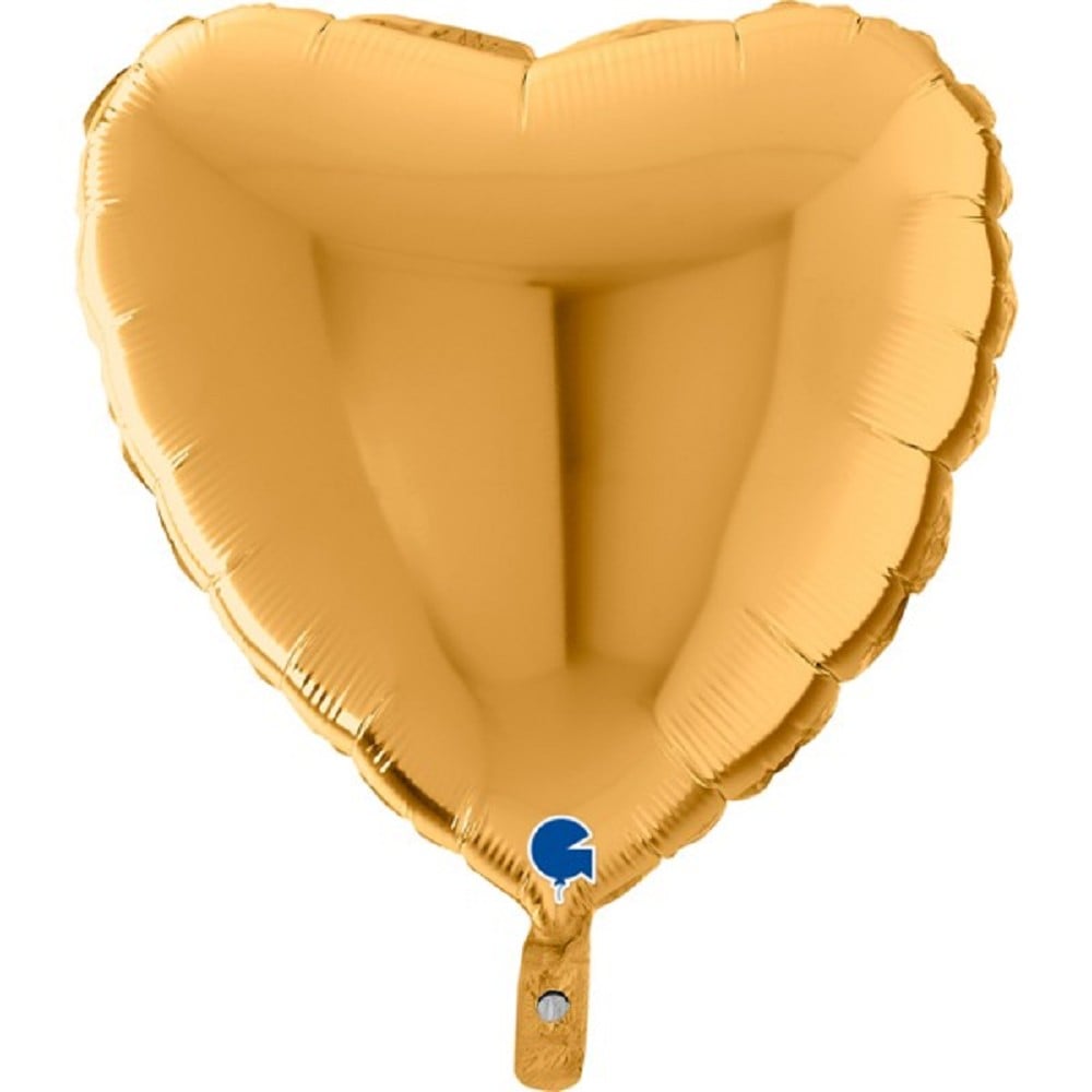 18" Herz Gold (Altgold) (unverpackt)