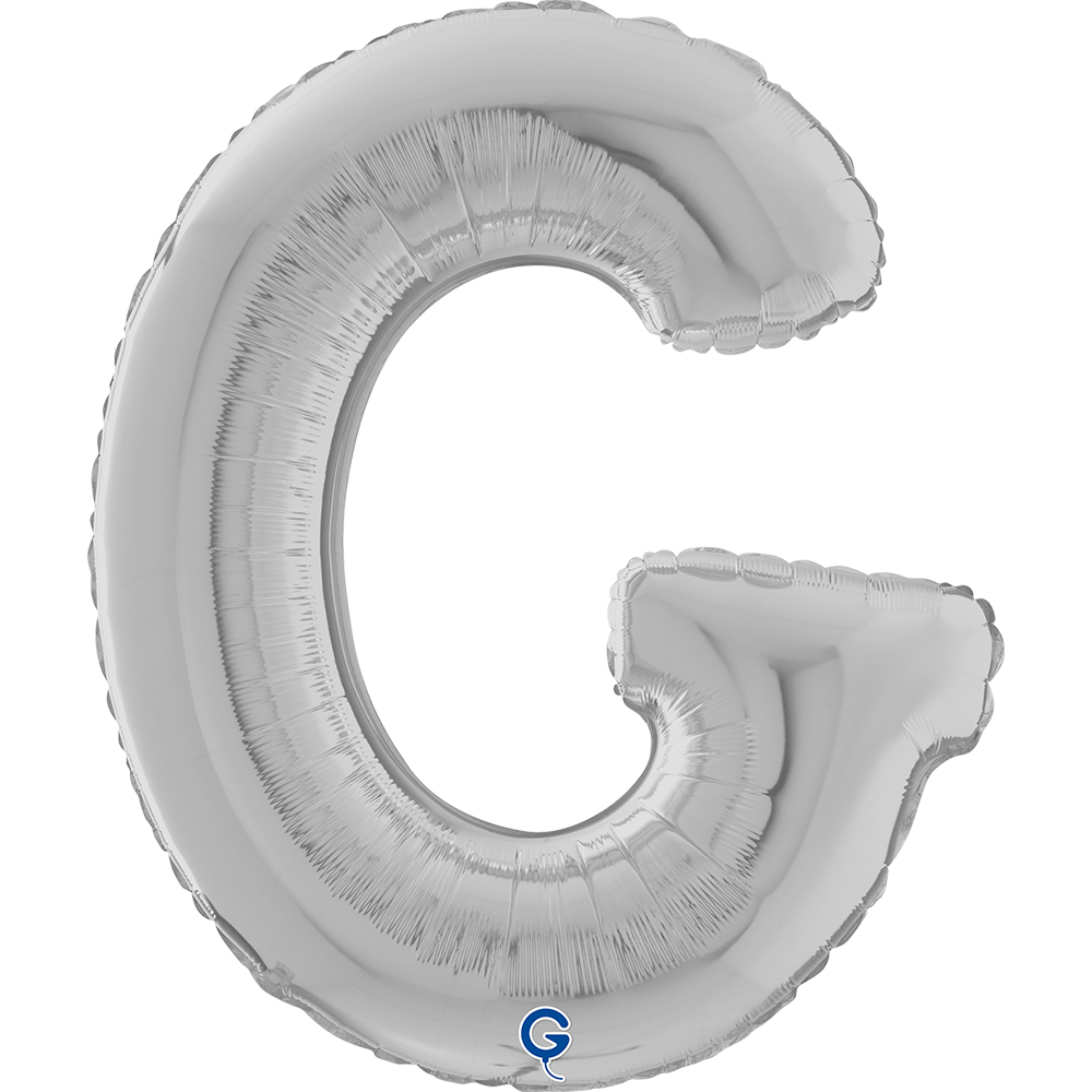 26" Folienbuchstabe "G" Silver