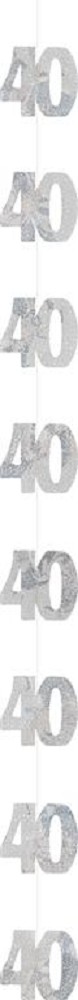 Hanging Decor Zahl 40