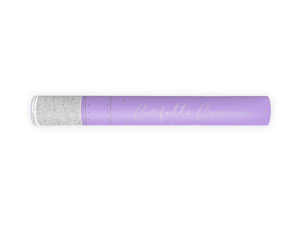 Konfettikanone - Silber - 40cm - 1 Stk.