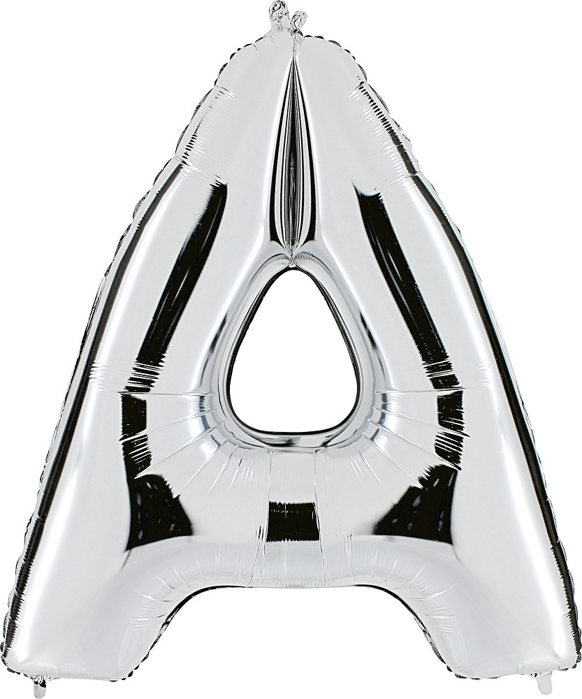 40" Folienbuchstabe "A" Silver