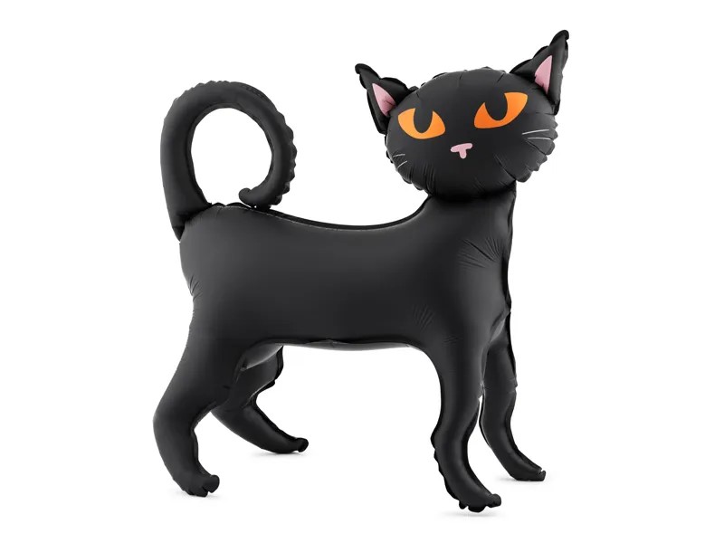 19" Stand Up Black Cat (45x48 Cm)