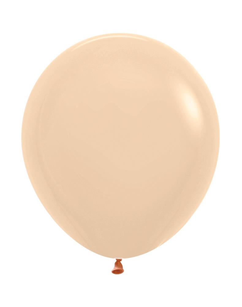 18" Pastel Matte Malibu Peach (25 Stück)