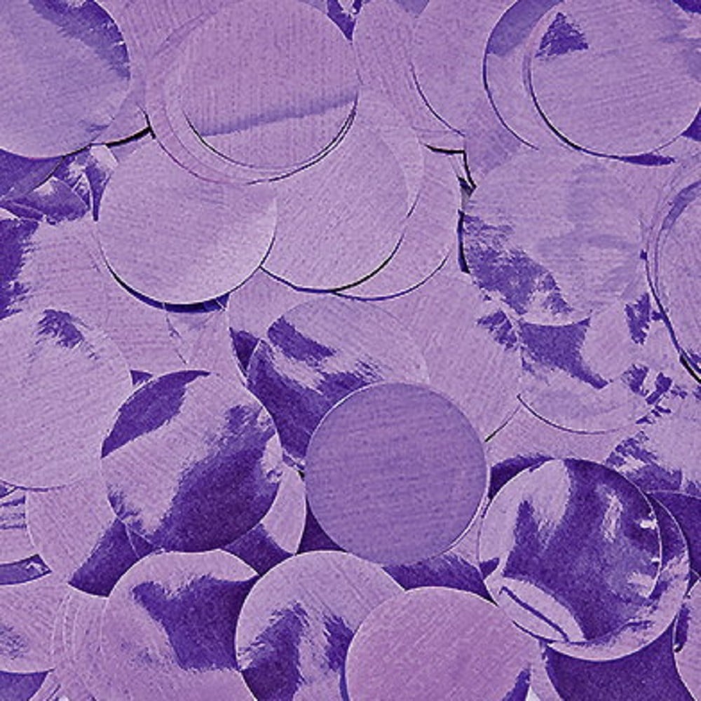 Folienkonfetti Rund Helllila (1kg)