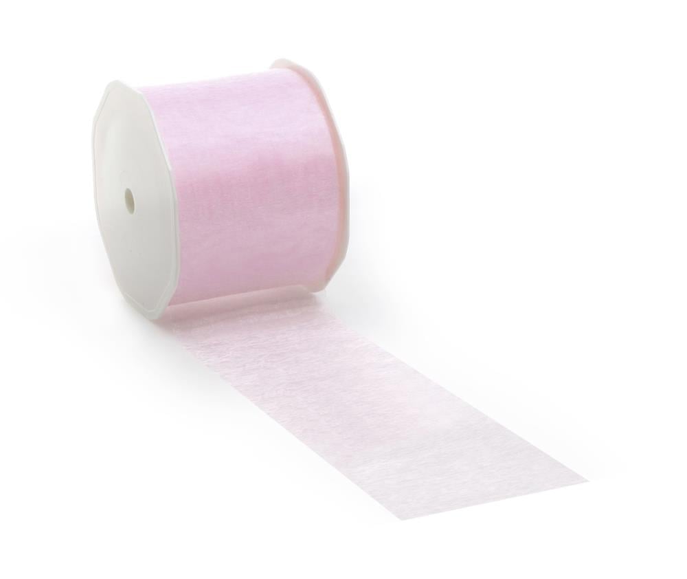 Organzaband 70mm Babyrosa (25m)