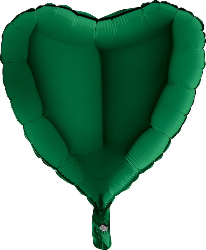 18" Herz Dark Green (unverpackt)