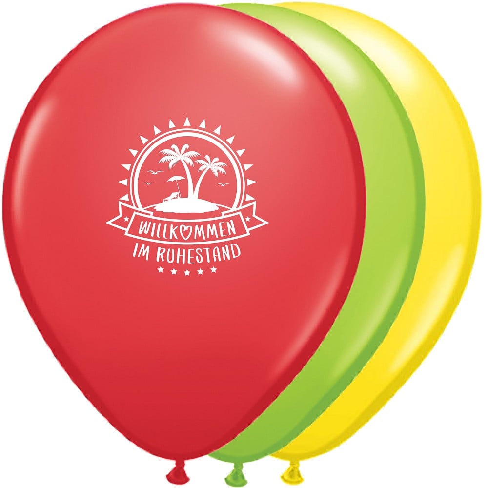 11" Willkommen im Ruhestand Sortiert (Retail Pack)