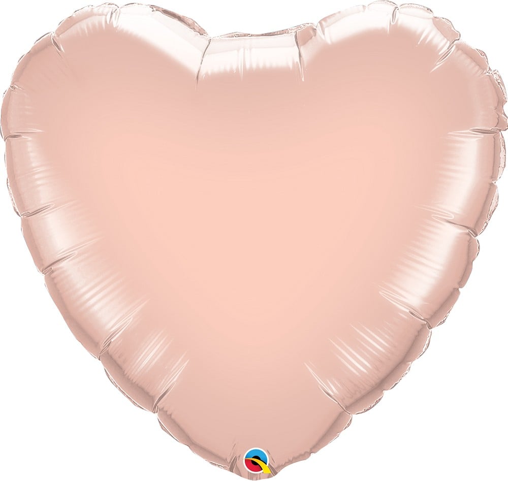 36" Heart Rosé Gold (5 Stück)