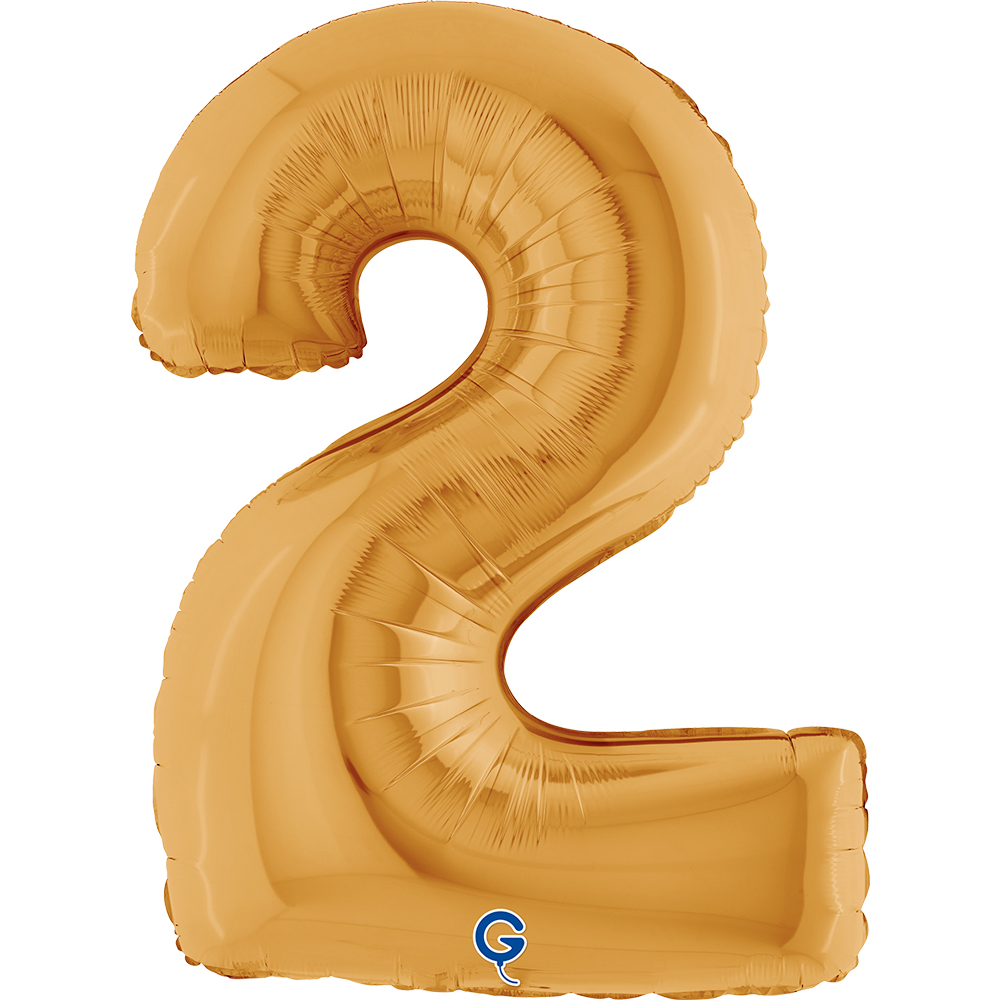 40" Folienzahl "2" Gold (Altgold)