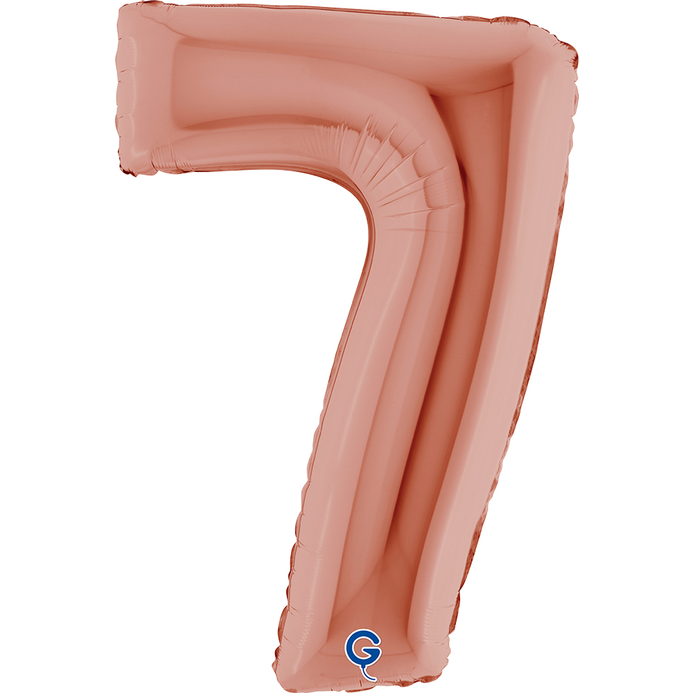 40" Folienzahl "7" Rosé Gold
