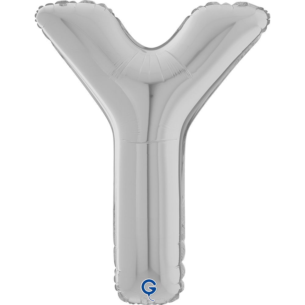 26" Folienbuchstabe "Y" Silver