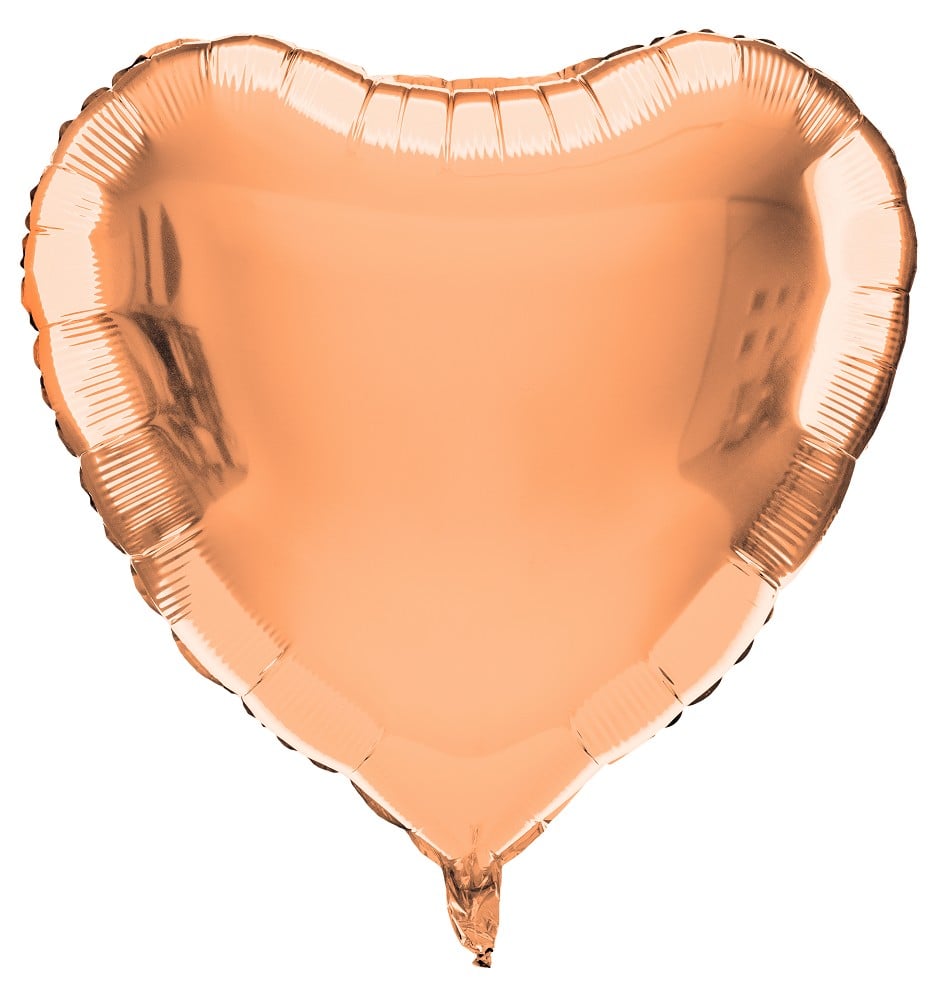 24" Folienherz Rose Gold