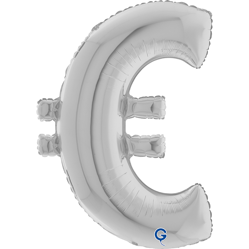 40" Symbol "€" Silver