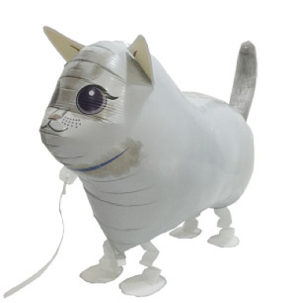 22" Walking Pet "Katze weiß"