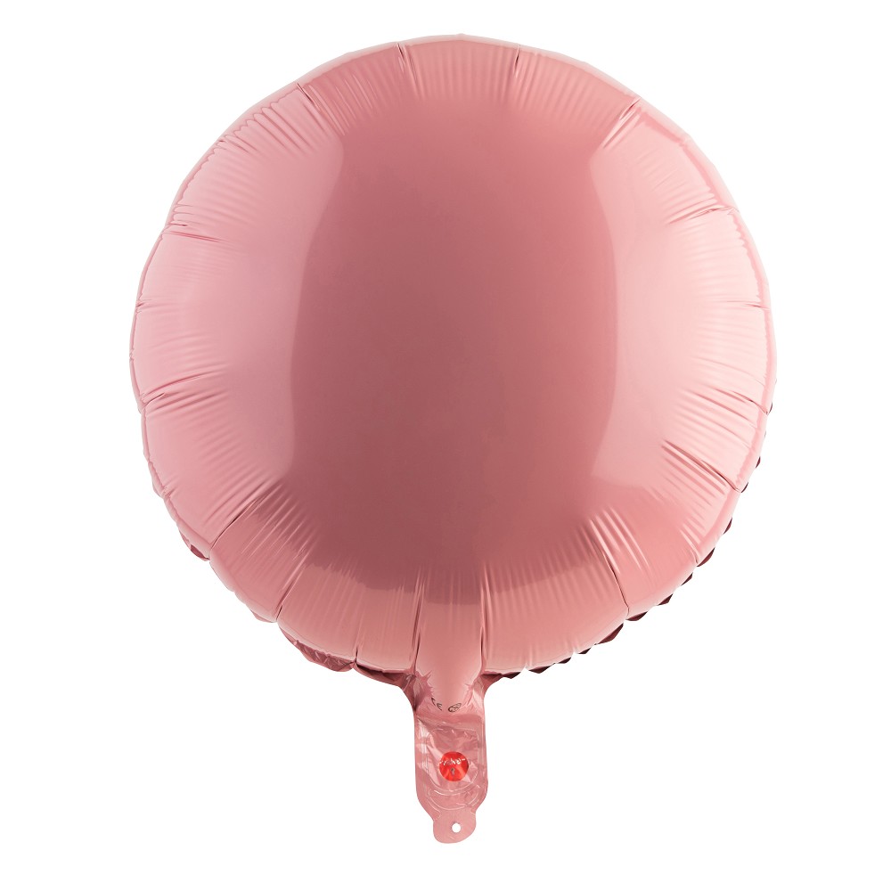 18" Rund past. Baby rosa