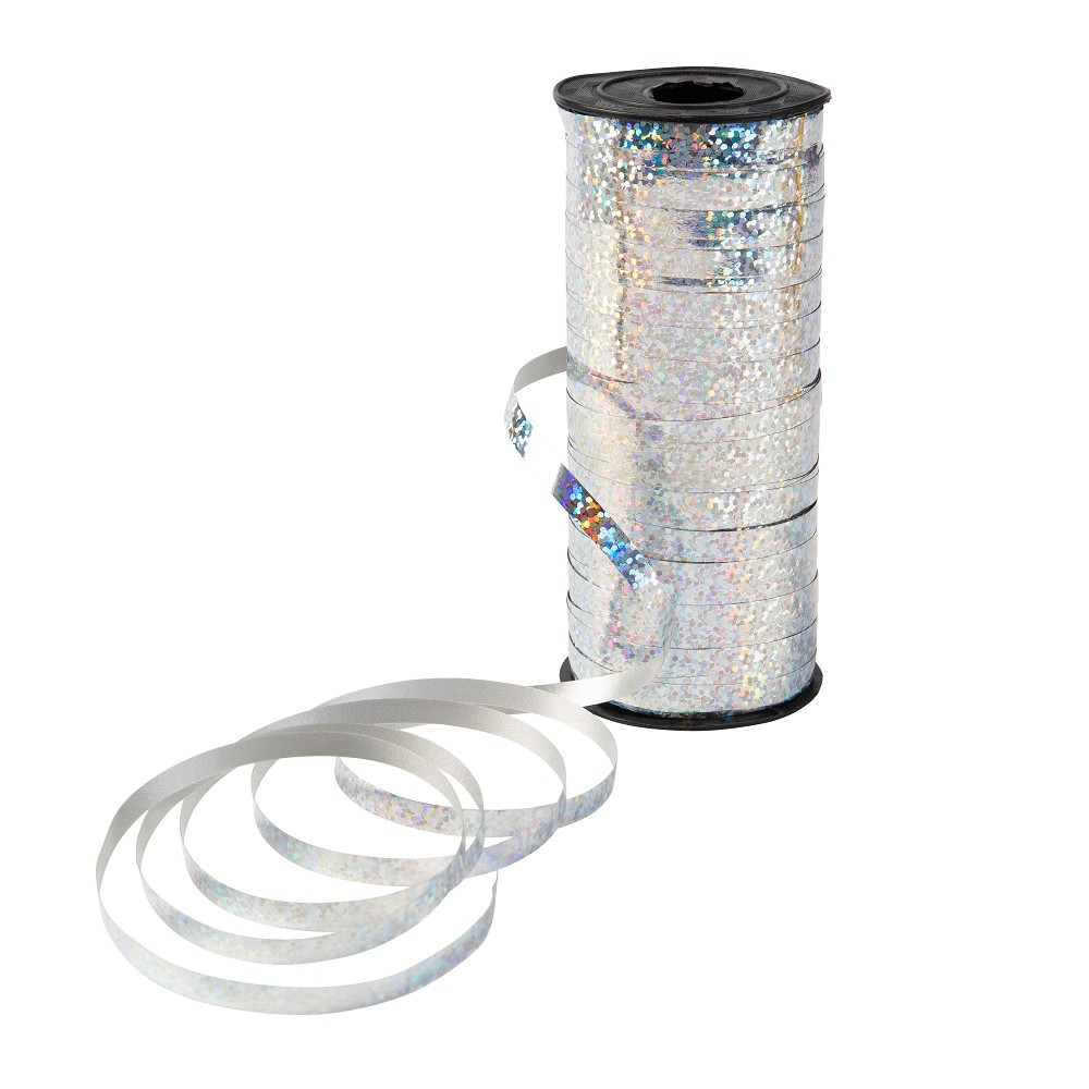 Polyband Holo silber 5mm x 91m