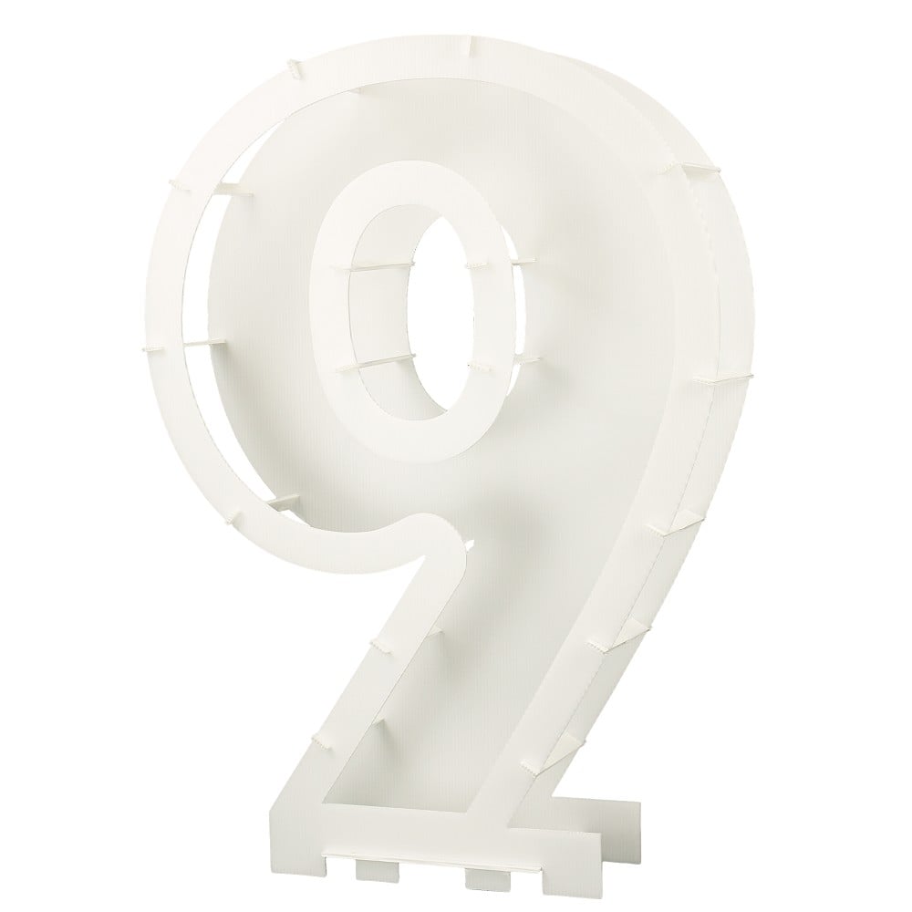 DIY Mosaik-Rahmen Zahl "9"
