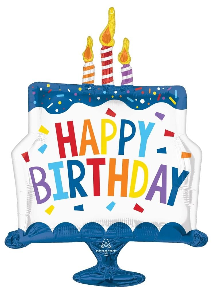 29" Happy Birthday Tiered Cake
