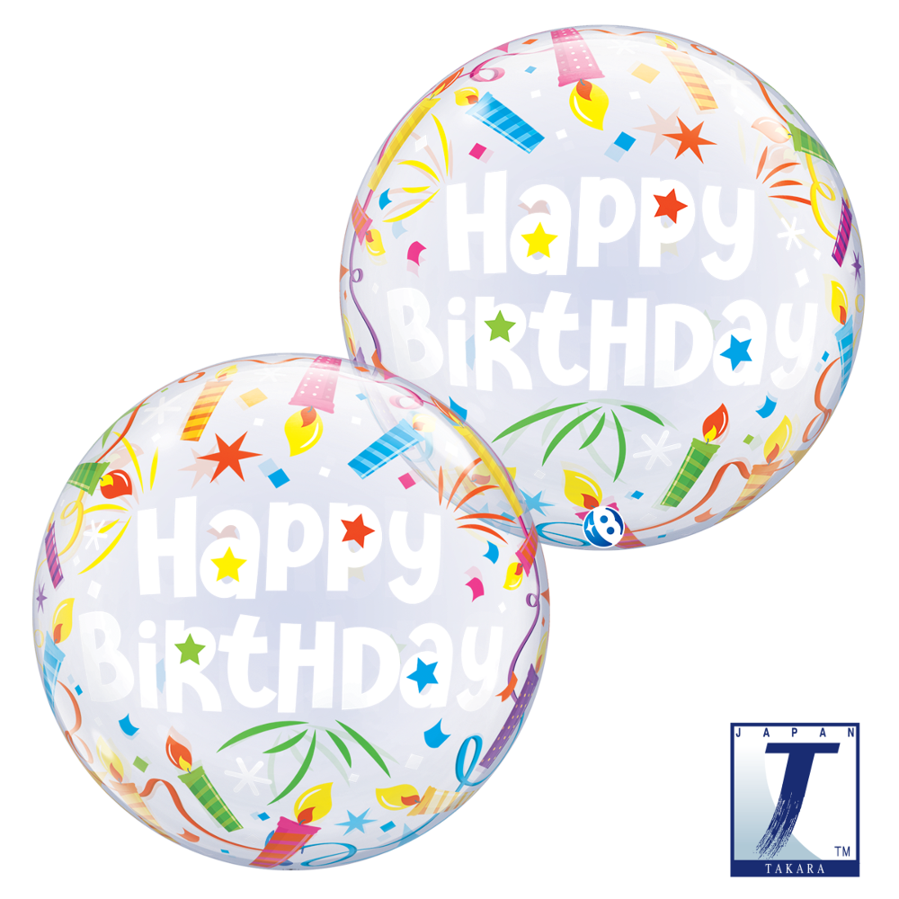 22" Single Bubble Lit Candles