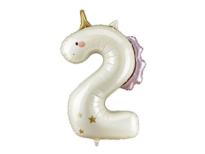 36" Foil Number 2 - Unicorn