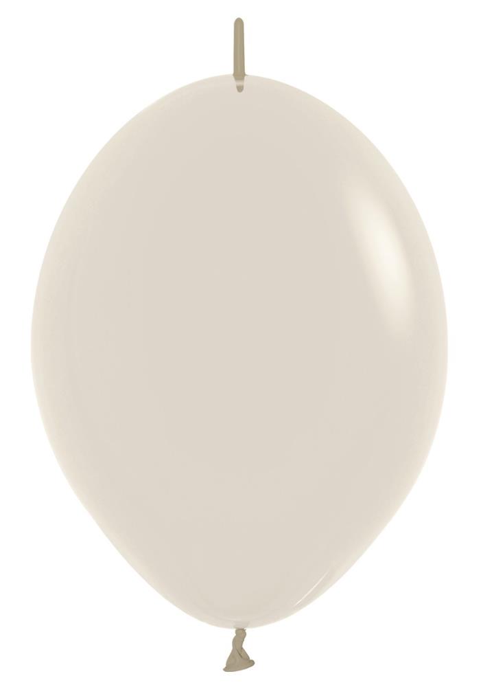 12" Link-o-loon Pastel Dusk Cream (50 Stück)