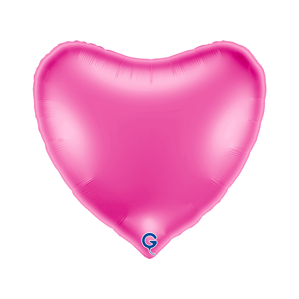 36" Herz Fuxia (unverpackt)