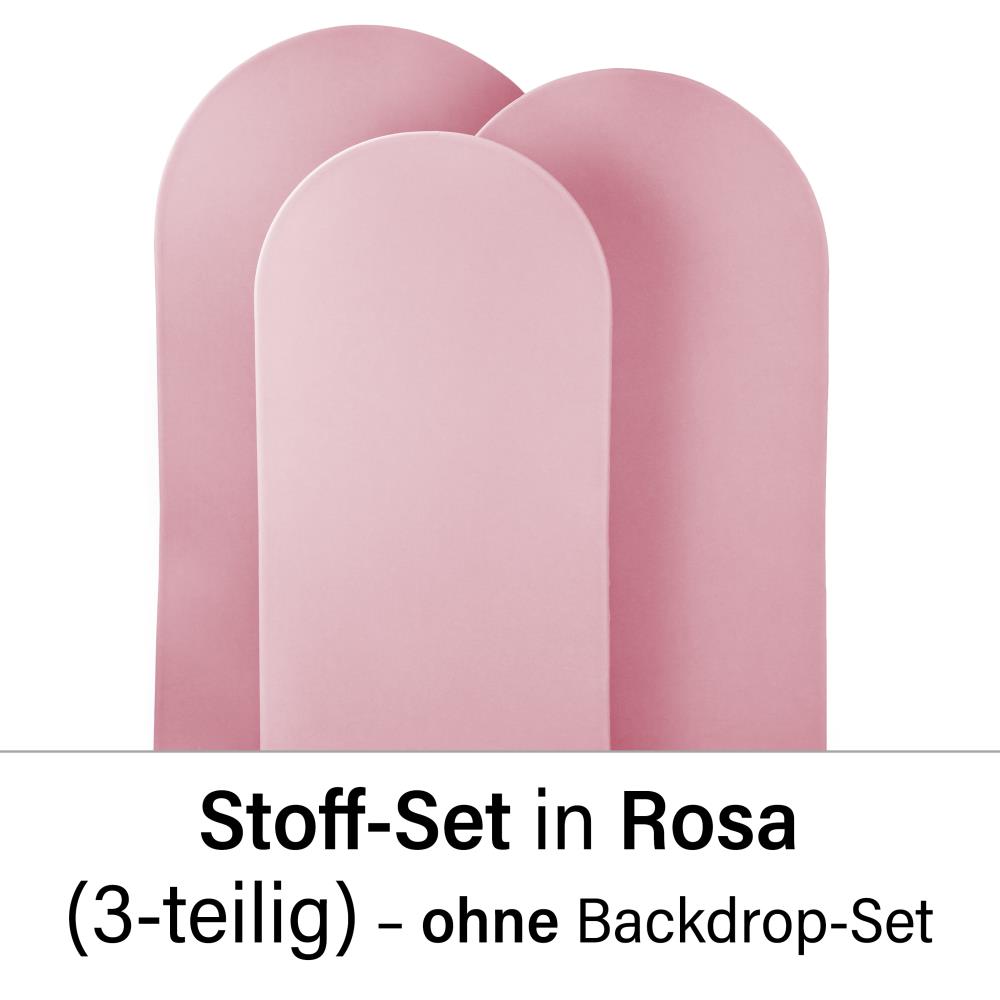Spannstoff-Set (3-teilig) – Rosa