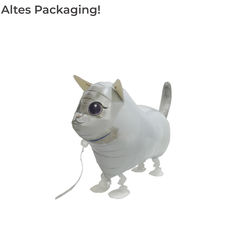 22" Walking Pet "Cat White"