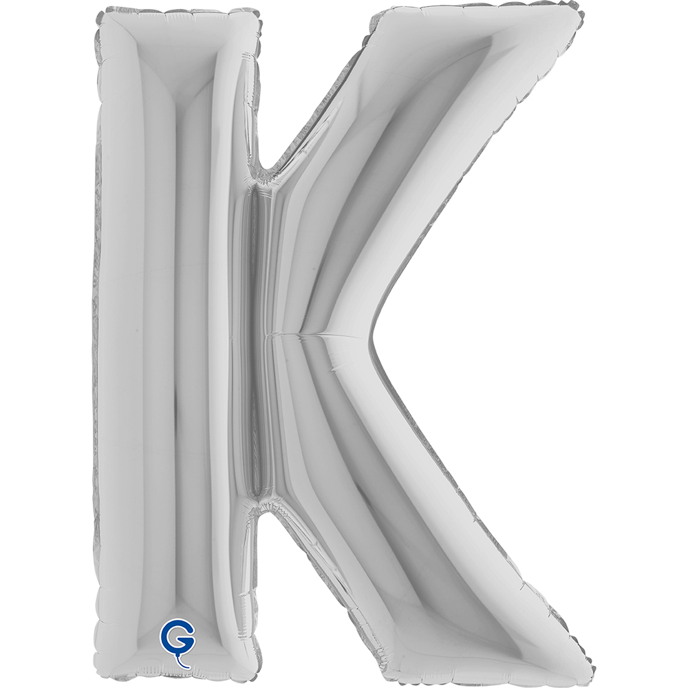 40" Folienbuchstabe "K" Silver