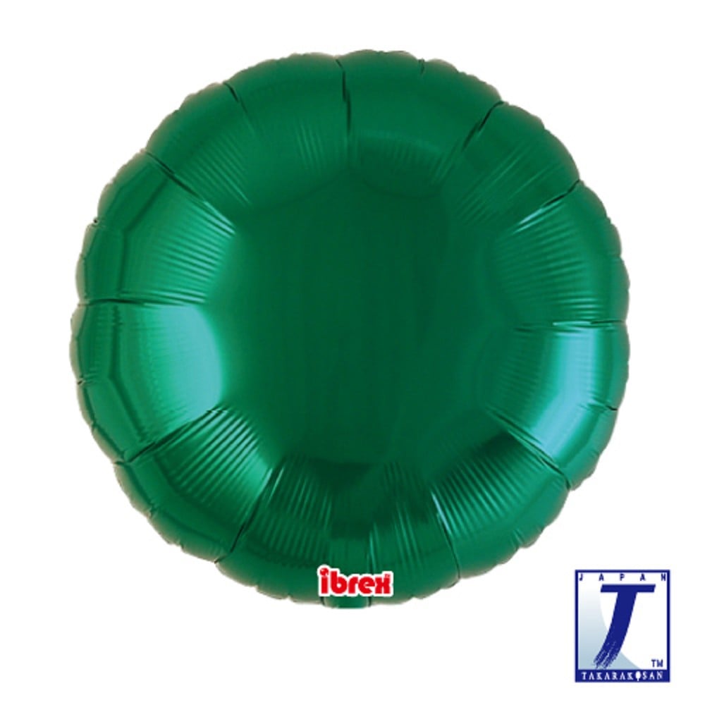 18" Rund Metallic Green (ibrex)
