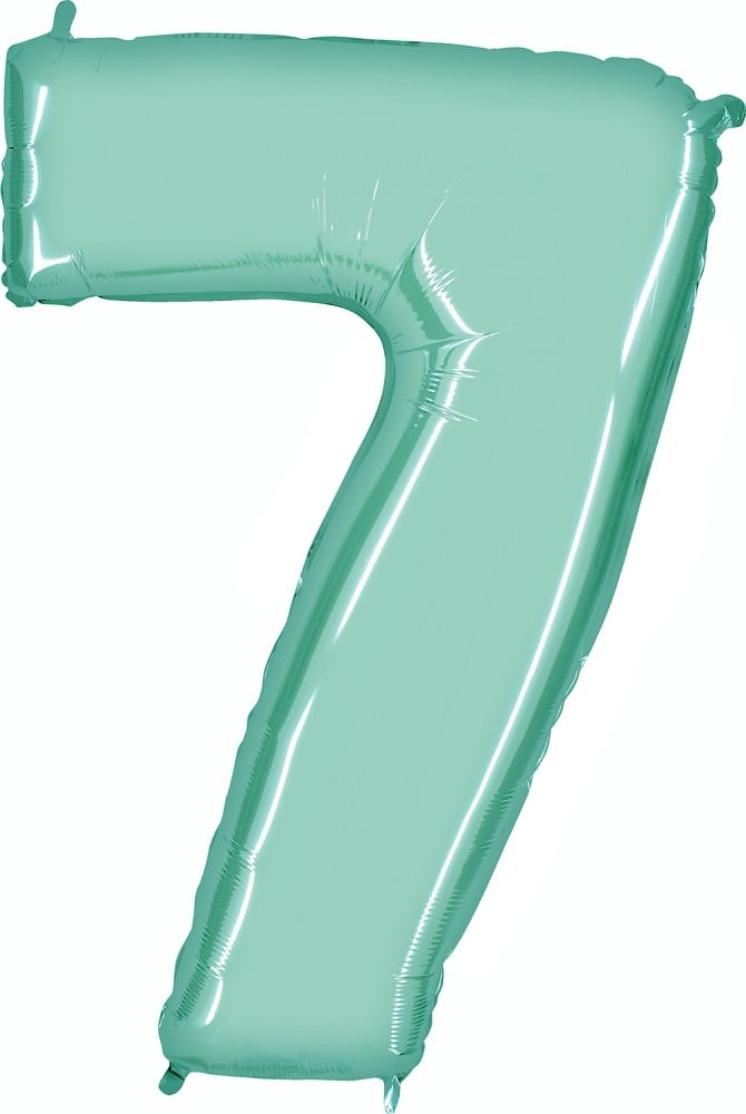40" Folienzahl "7" Pastel Blue