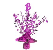 Tischdeko/Ballongewicht "18" - pink