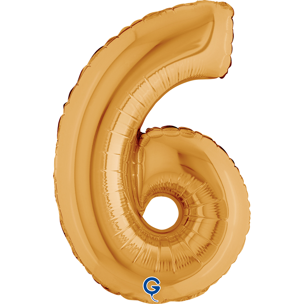14" Folienzahl "6" Gold (Altgold)