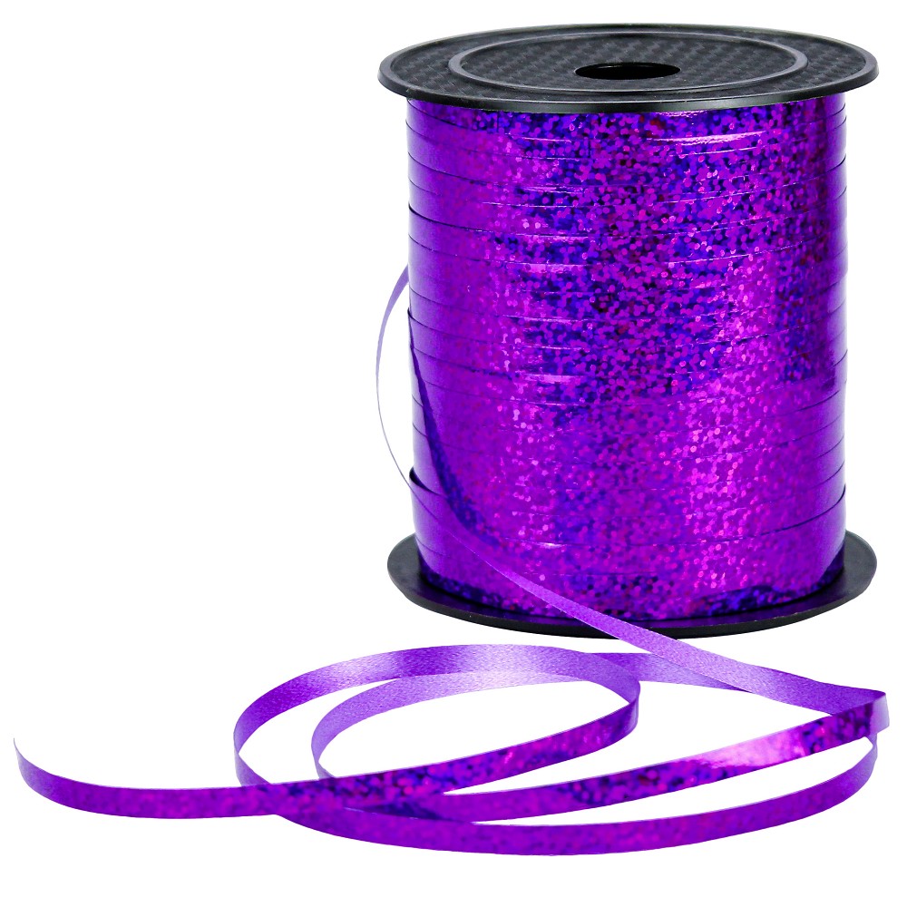 Polyband 5mm Holografie Lila (250 m)