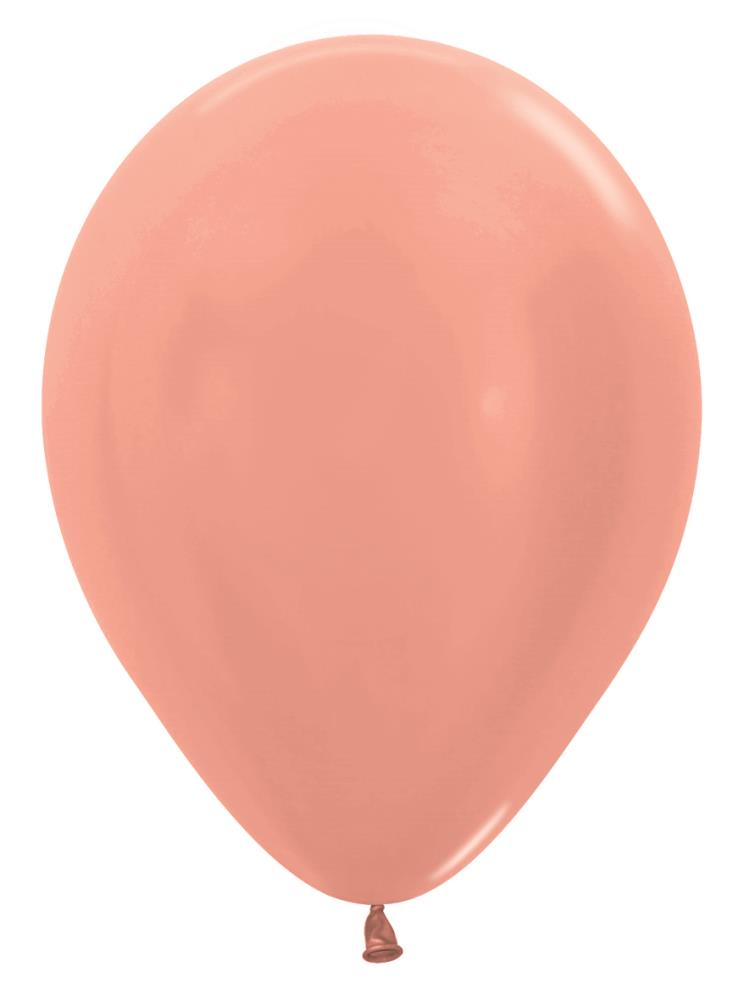 5" Metallic Rose Gold (50 Stück)